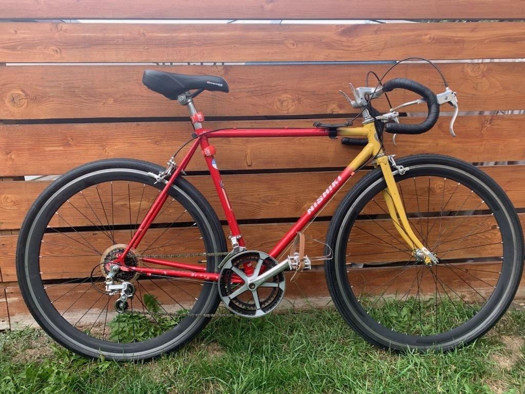 1988 Nishiki Rally Red and Yellow or Gold