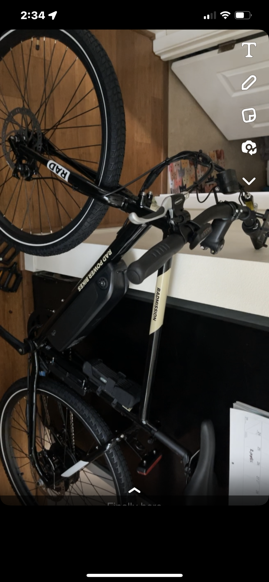 Rad Power Bikes RadMission Electric Metro Bike - Blac... Black and White