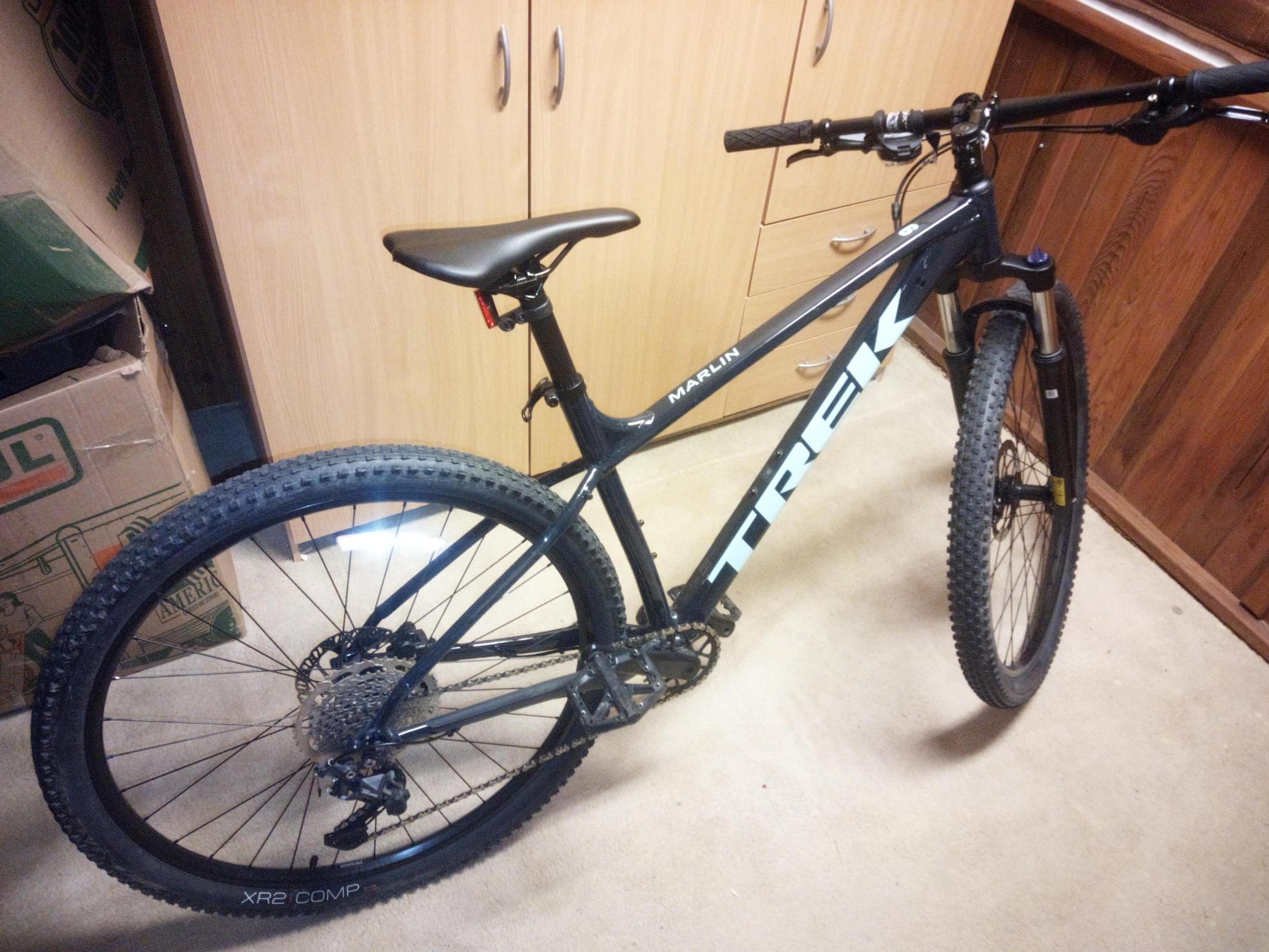 2024 Trek Marlin Black and Blue