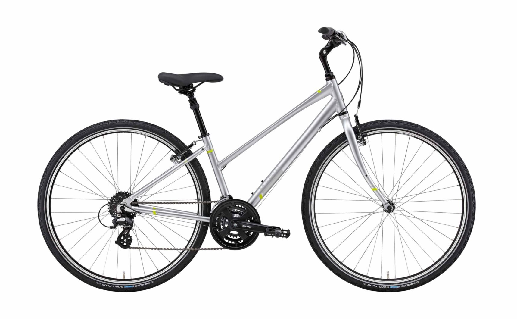 Marin Bikes Womens Silver, gray or bare metal and Silver, gray or bare metal
