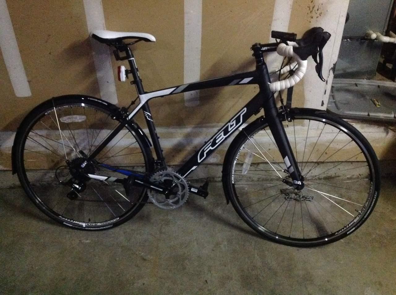 2014 Felt Z95 Black, White, and Blue