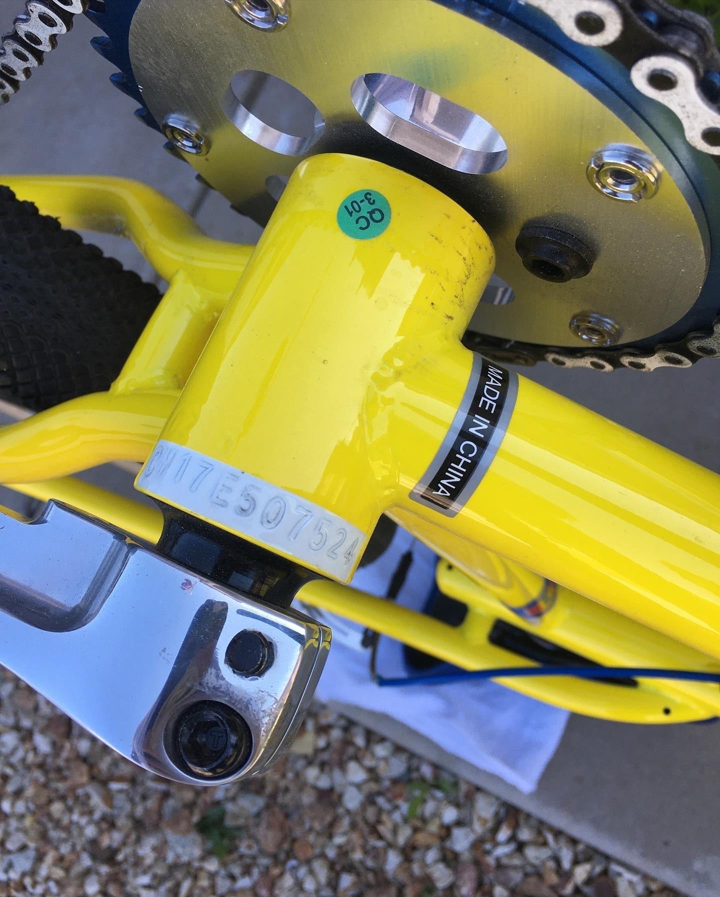 GT Bicycles GT PERFORMER Eddie Fiola Eddie Yellow or Gold