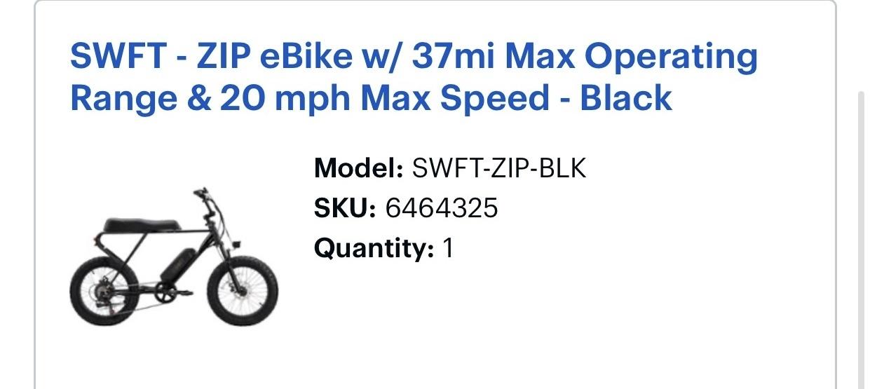2021 Other SWFT-ZIP-BLK Black