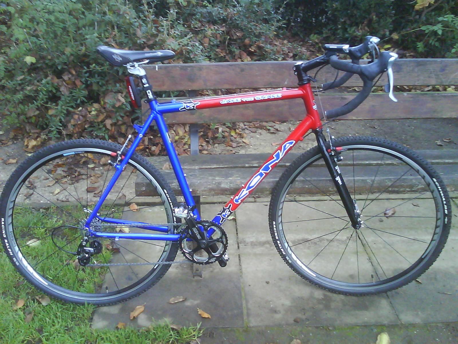 2003 Kona JAKE THE SNAKE Red and Blue