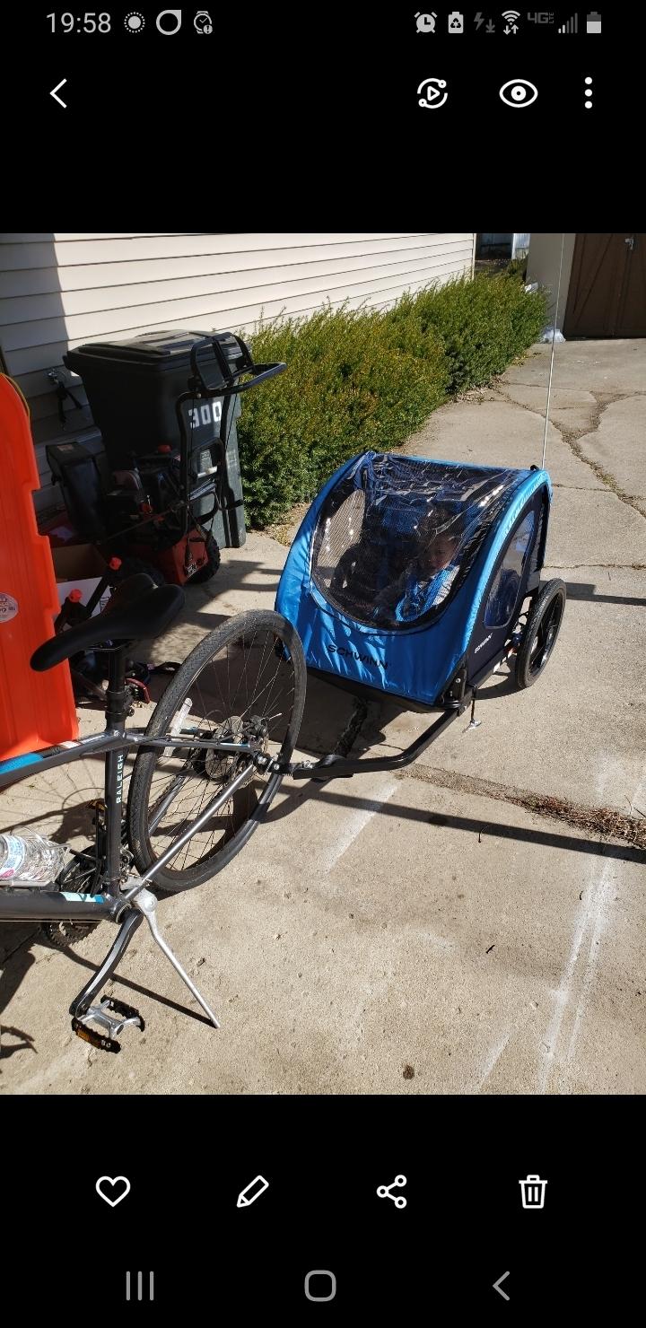 2018 Raleigh Alysa 2 Silver, gray or bare metal and Teal