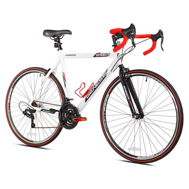 2020 Genesis Road Bike White, Red, and Black