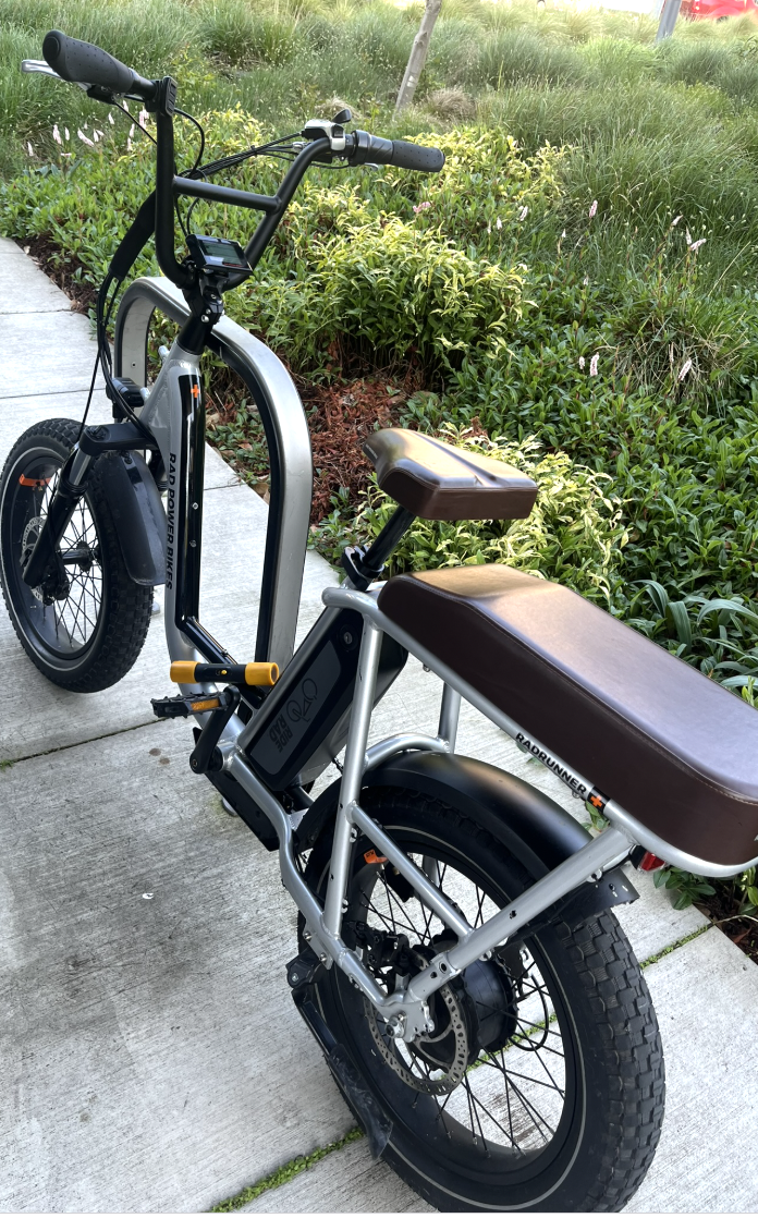 2021 Rad Power Bikes RadRunner 1 Plus Silver, gray or bare metal