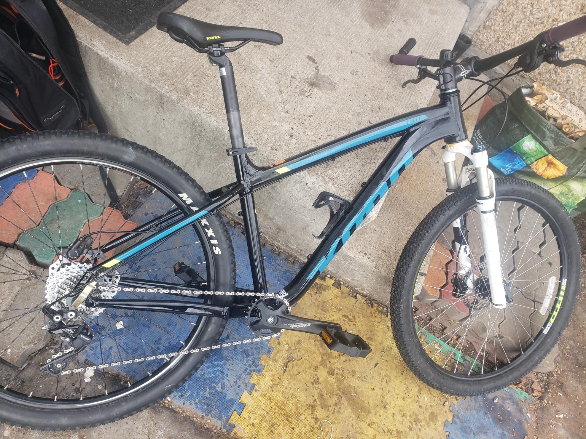 2020 Kona Blast Black, Blue, and Yellow or Gold