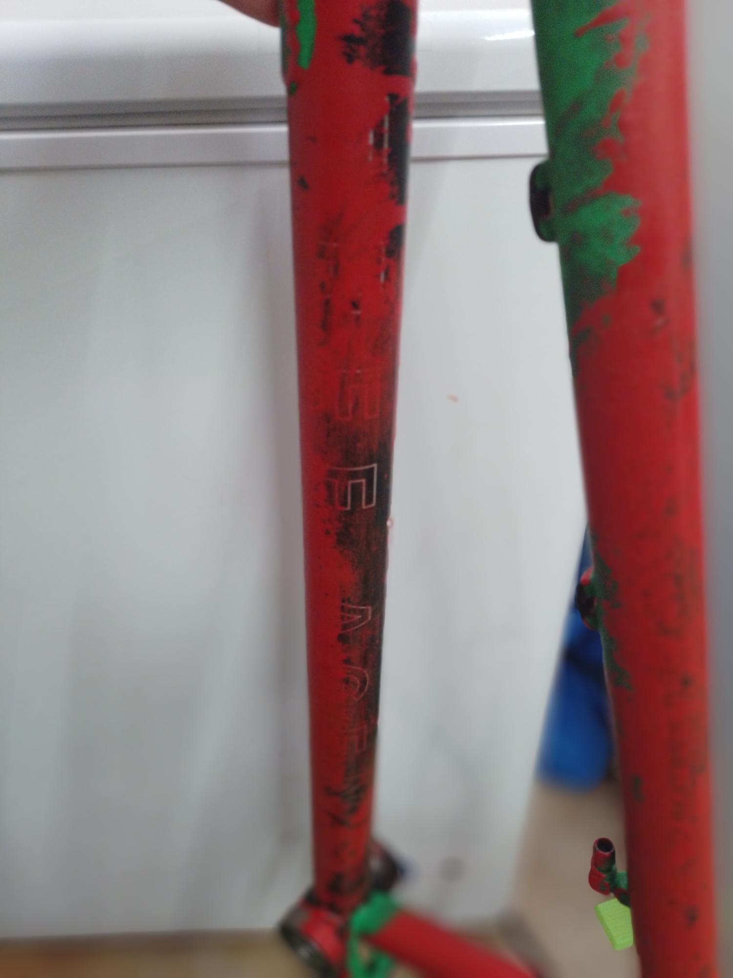 2023 Free Agent Novus Black, Red, and Stickers tape or other cover-up