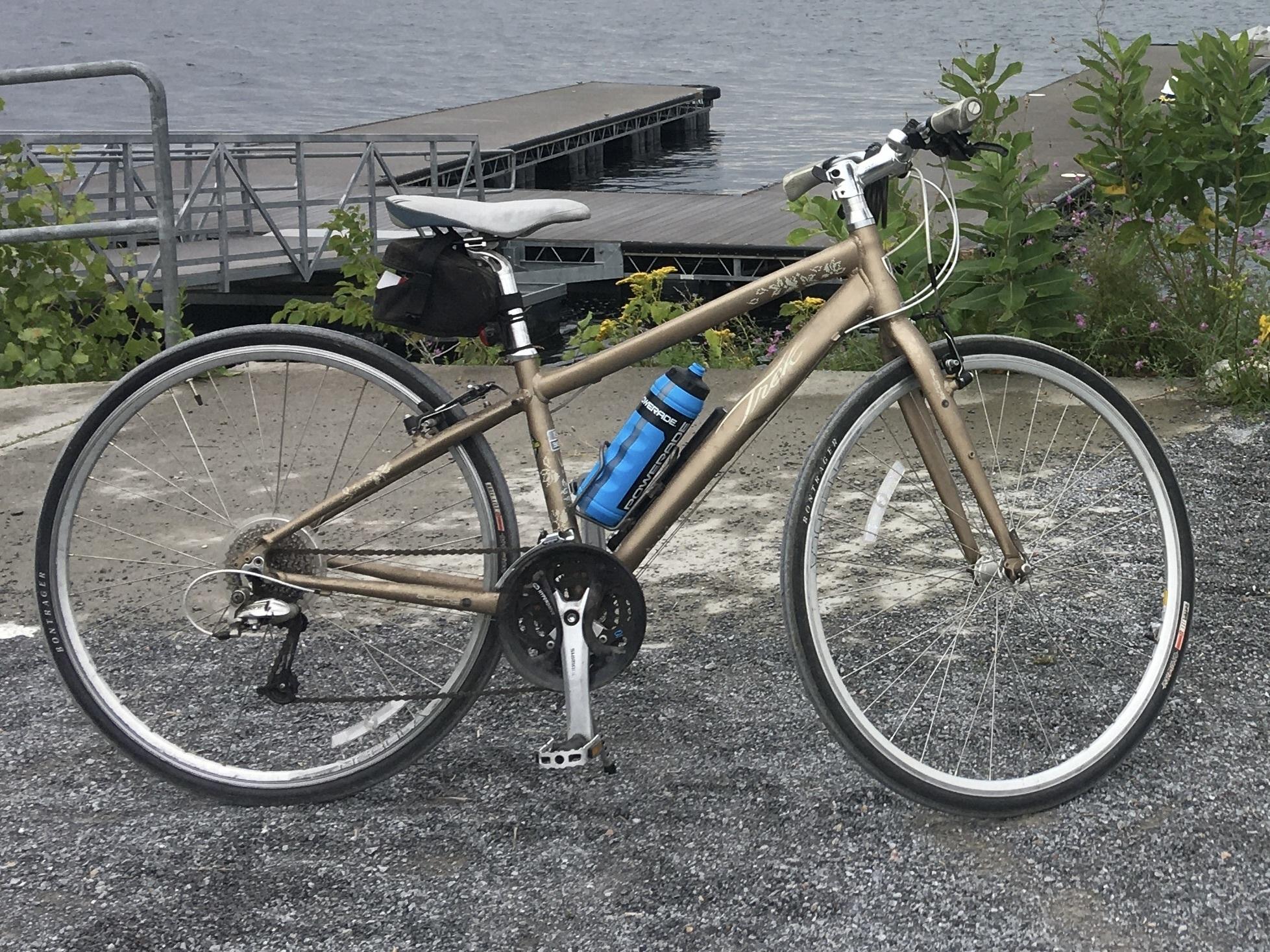 Trek unknown (Alpha Aluminum) Yellow or Gold and Stickers tape or other cover-up