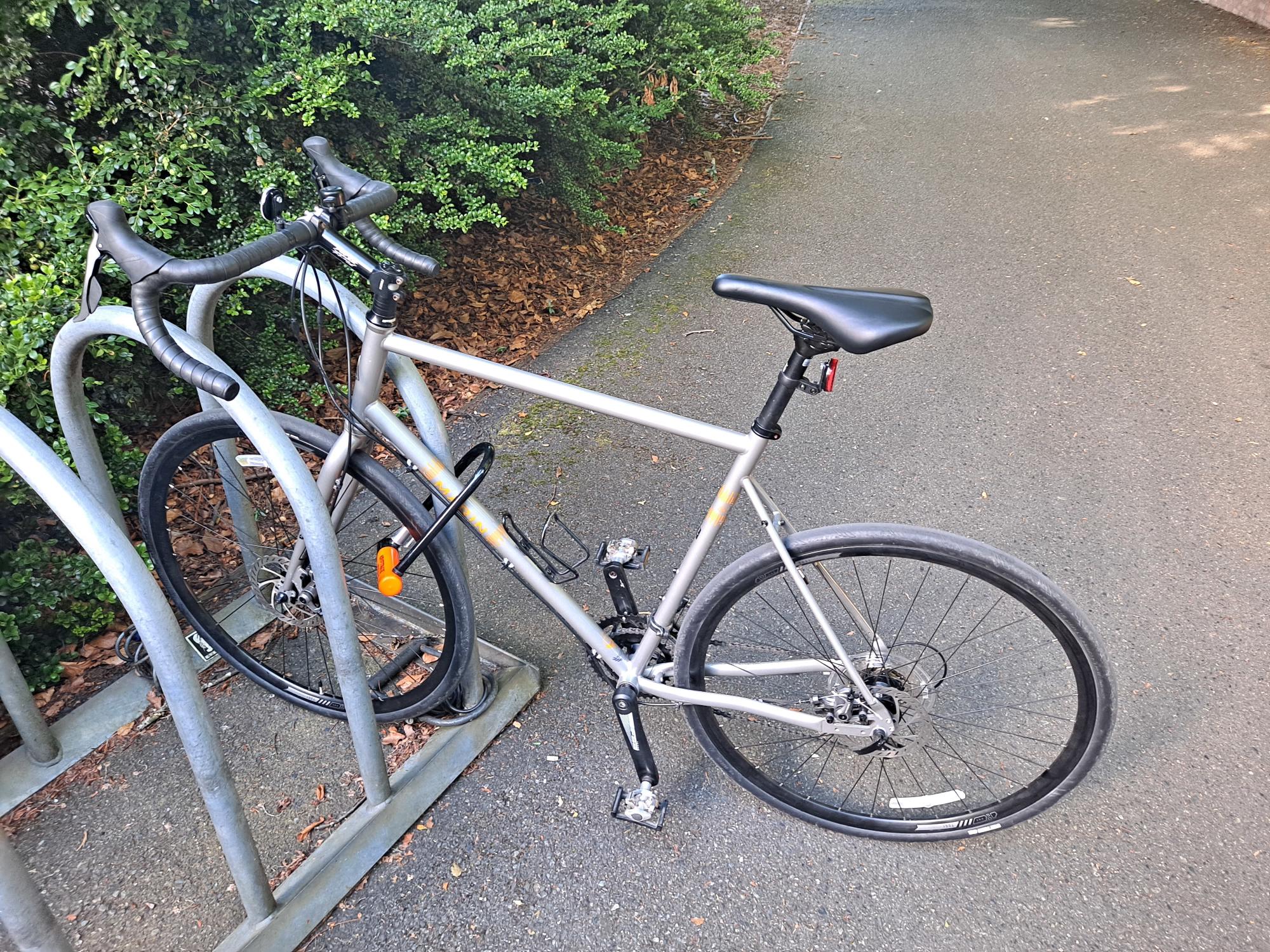 2022 Marin Bikes Nicasio Silver, gray or bare metal