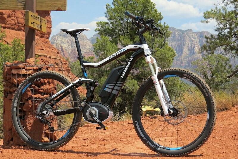 2016 Haibike FS RX Full Suspension Mountain Bike White