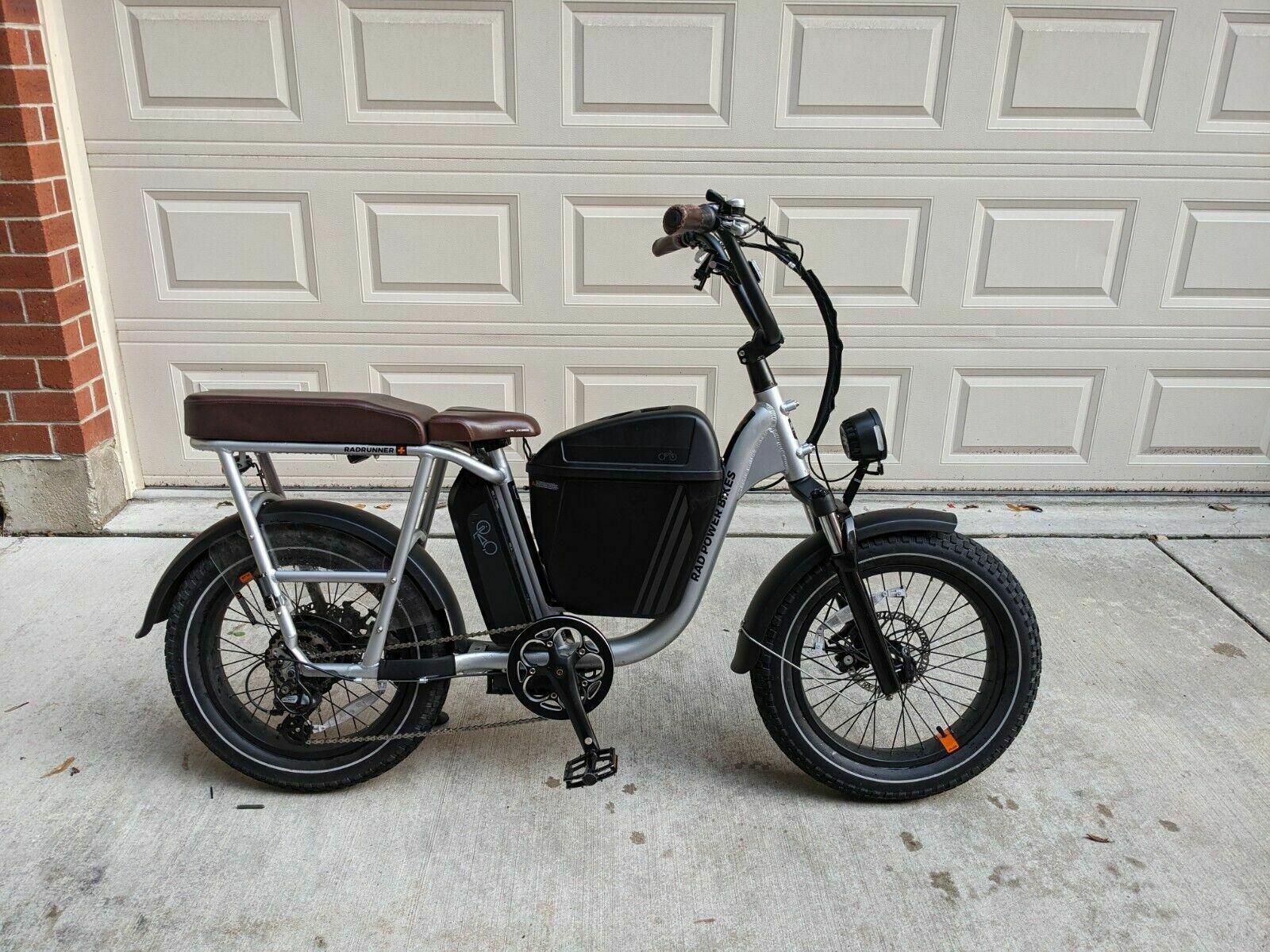 2024 Rad Power Bikes Rad Runner Plus Silver, gray or bare metal