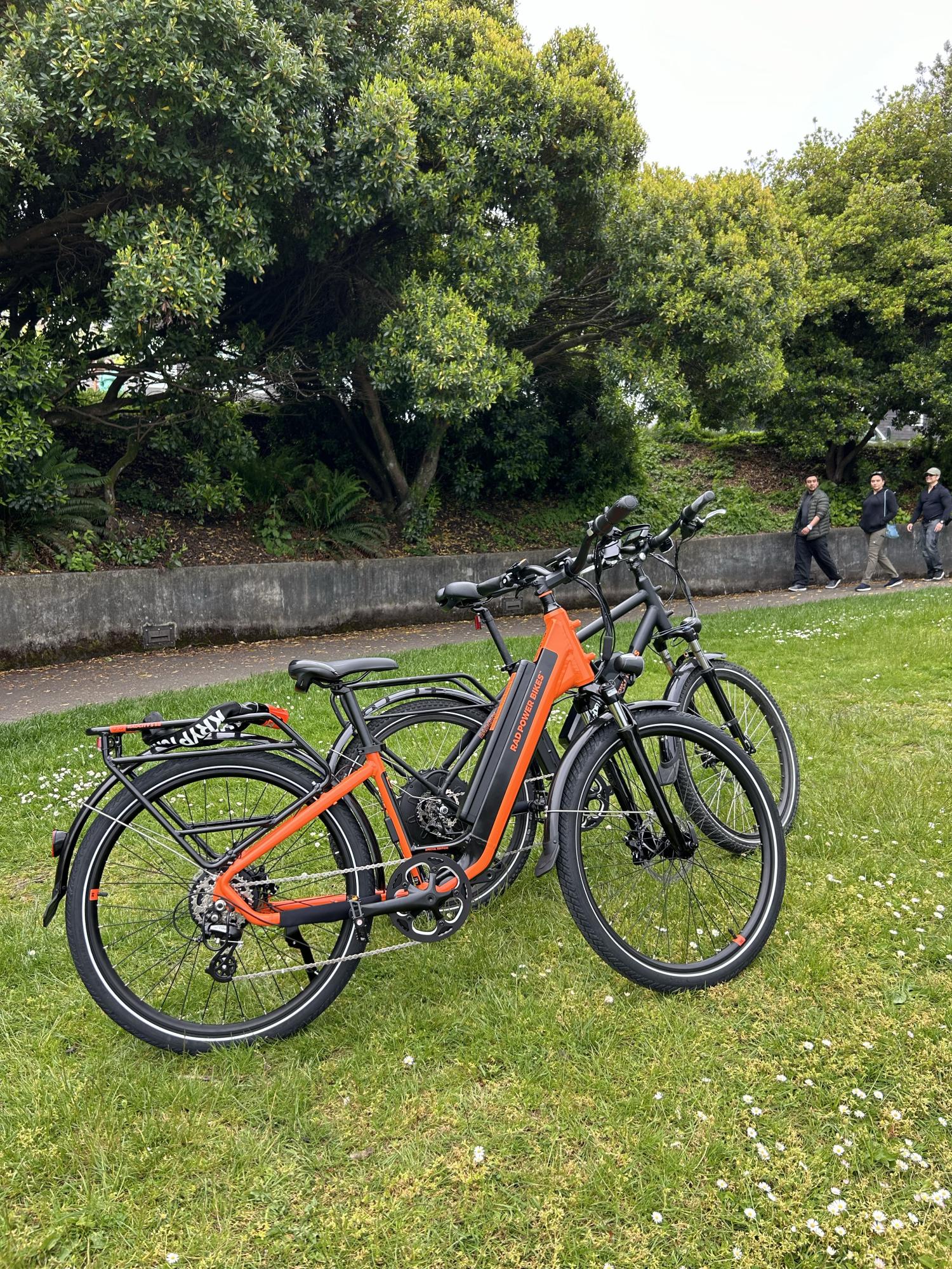 2024 Rad Power Bikes 5 Plus Electric Commuter Bike Orange