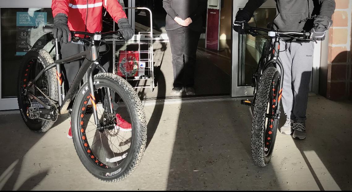 2020 Northrock Fat Bike Black and Orange