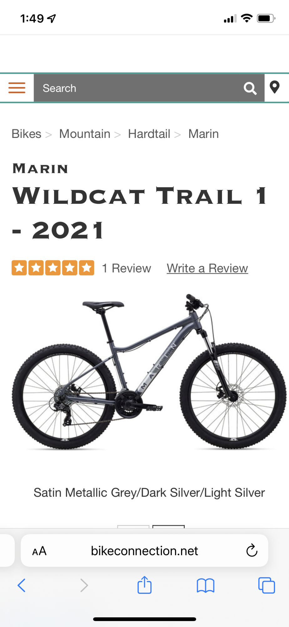 2021 Marin Bikes Black