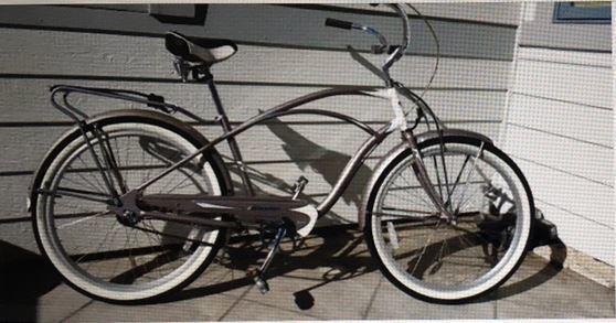 Electra Super Deluxe Beach Cruiser Silver or Gray