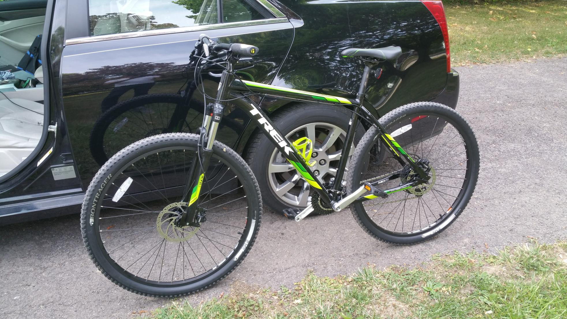 2015 Trek Marlin 6 Black and Green