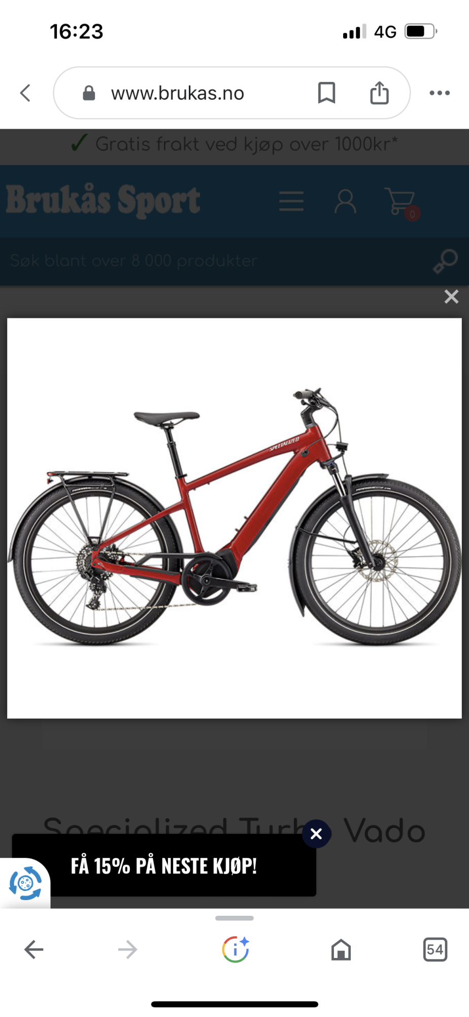 2022 Specialized Vado 4.0 NB XL Red