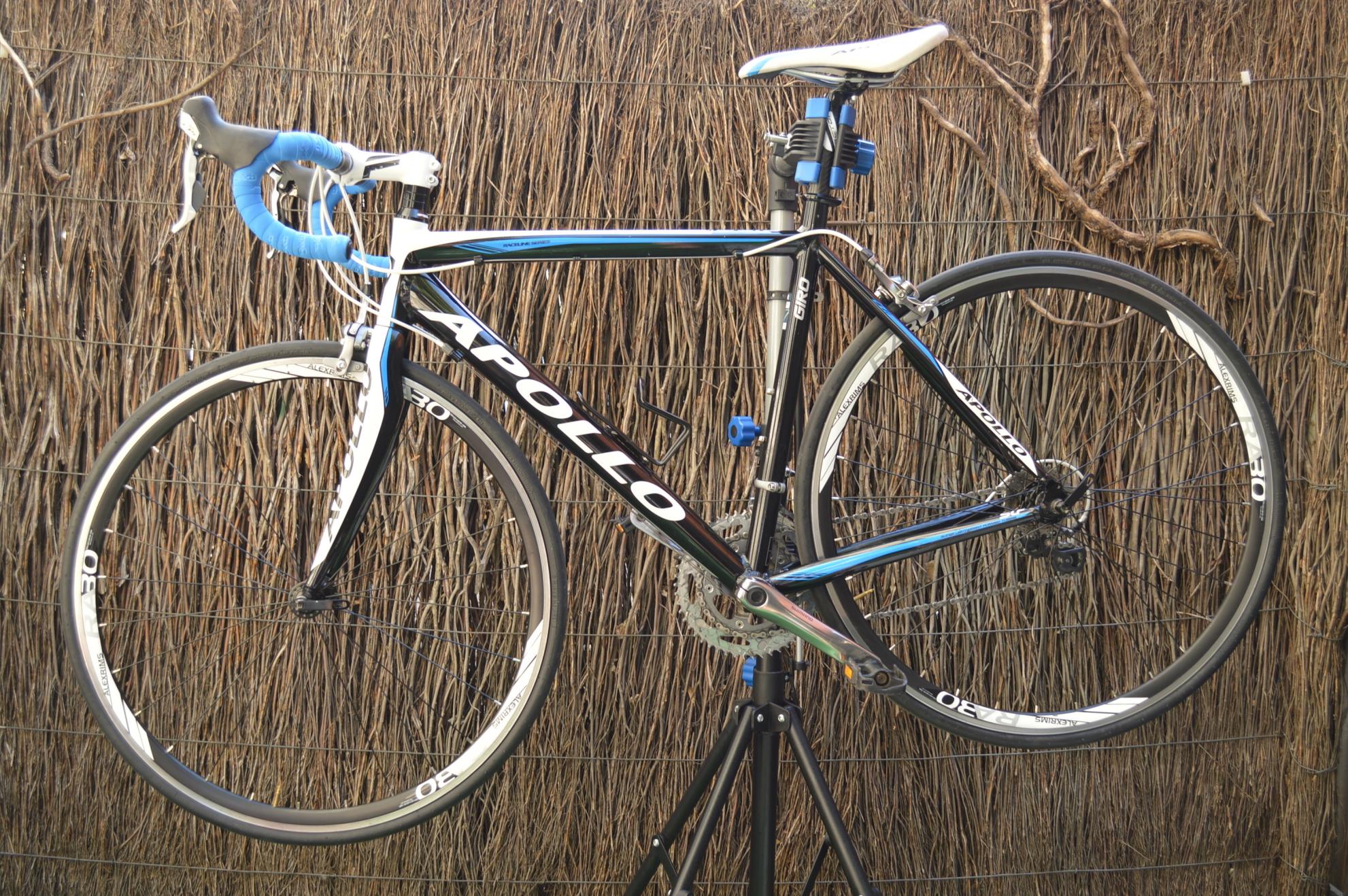 2012 Apollo Giro Black, White, and Blue