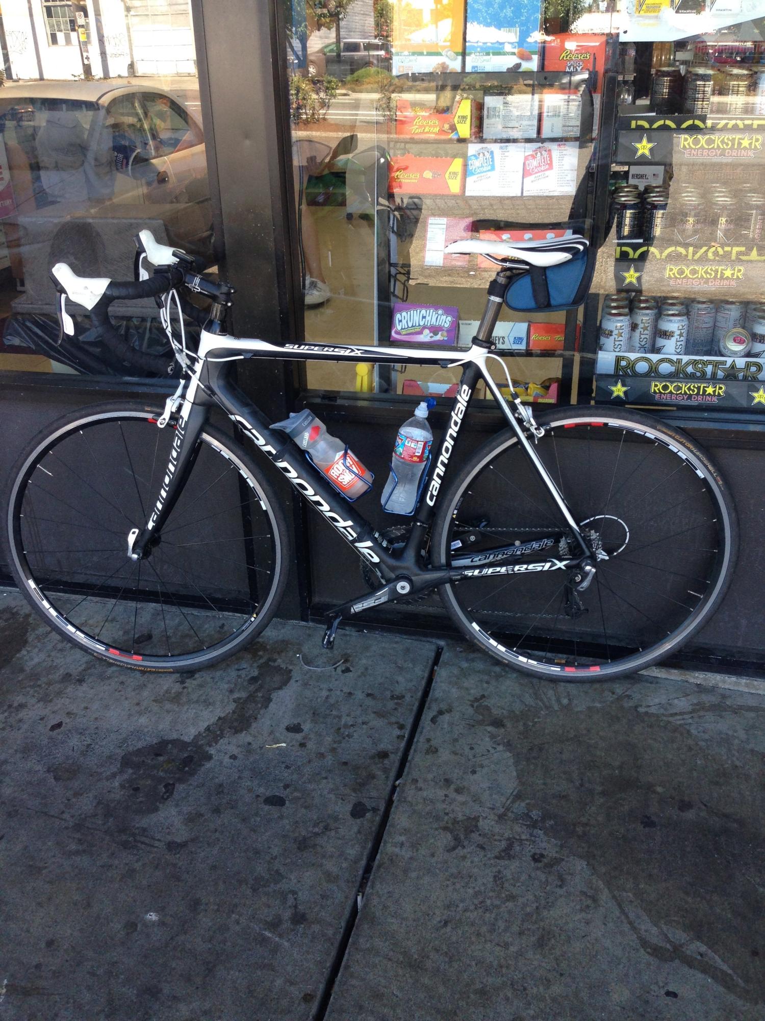 2012 Cannondale Supersix Black and White