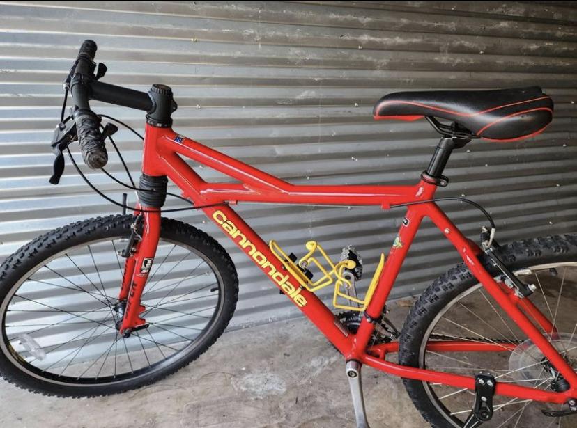 1997 Cannondale Killer V Style Red and Yellow or Gold