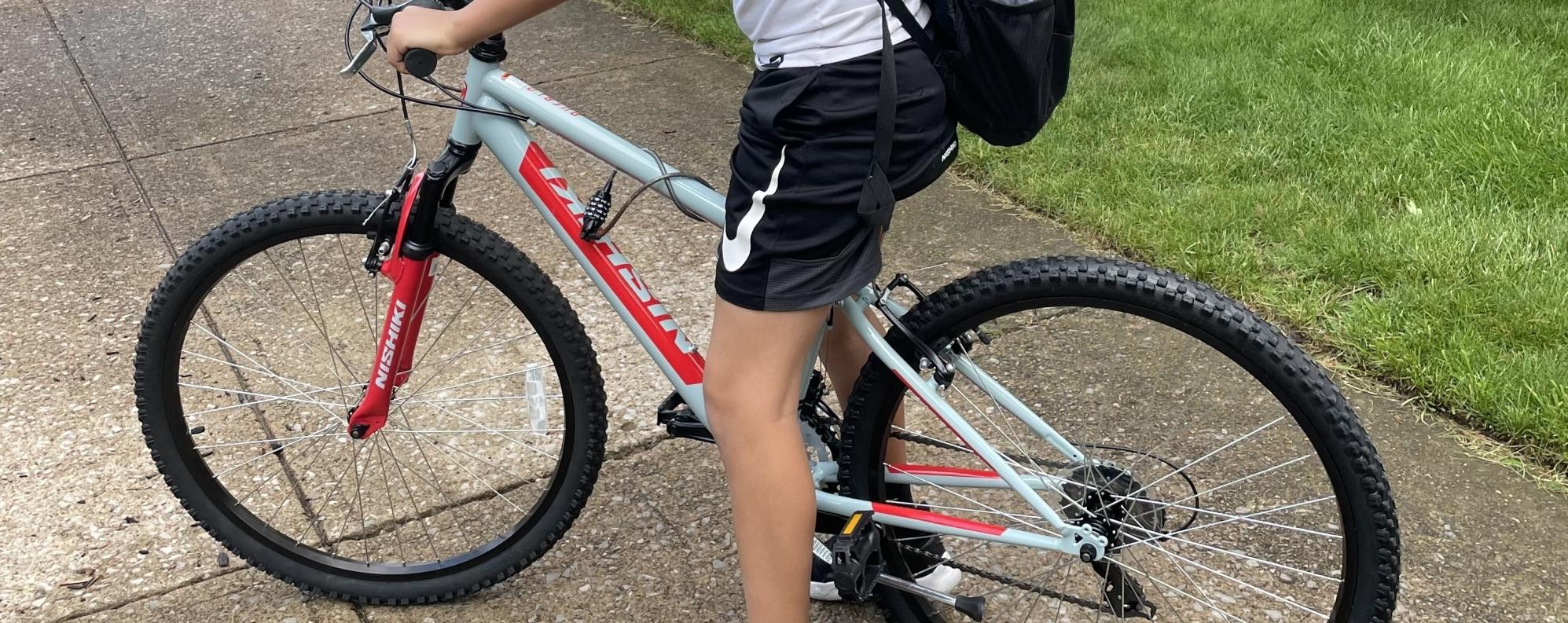 2021 Nishiki Adult Silver, gray or bare metal and Red