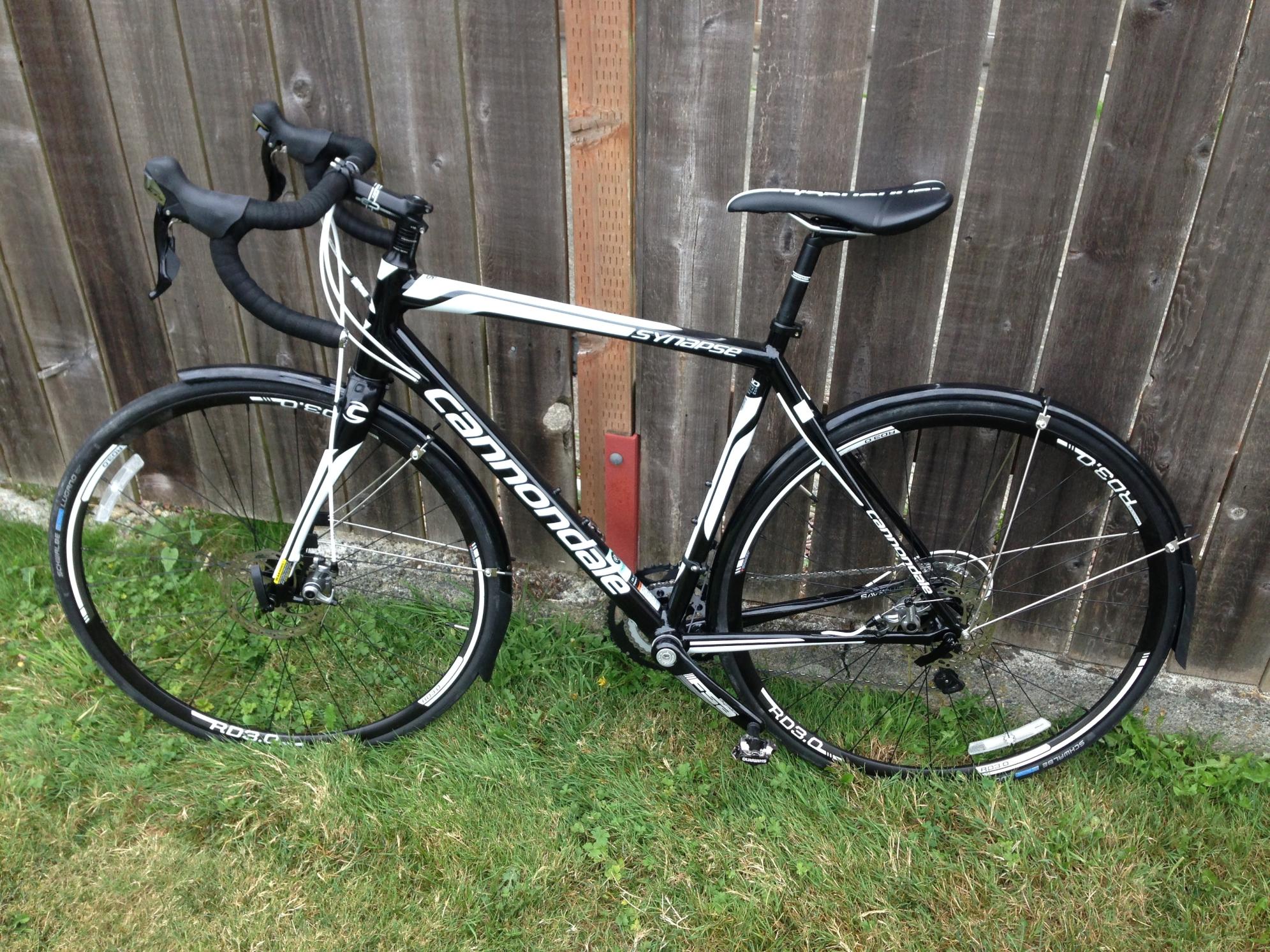 2014 Cannondale Synapse Disc 5 105  Black