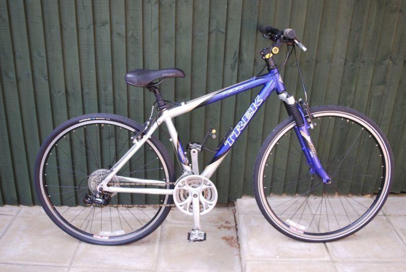 2011 Trek 7300 Blue and White