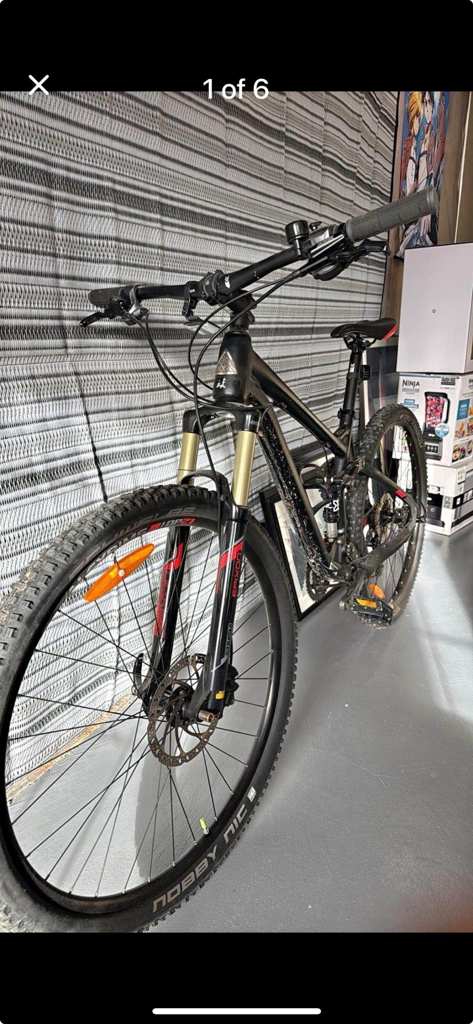 2015 Marin Bikes Riftzone 5 Black and Red
