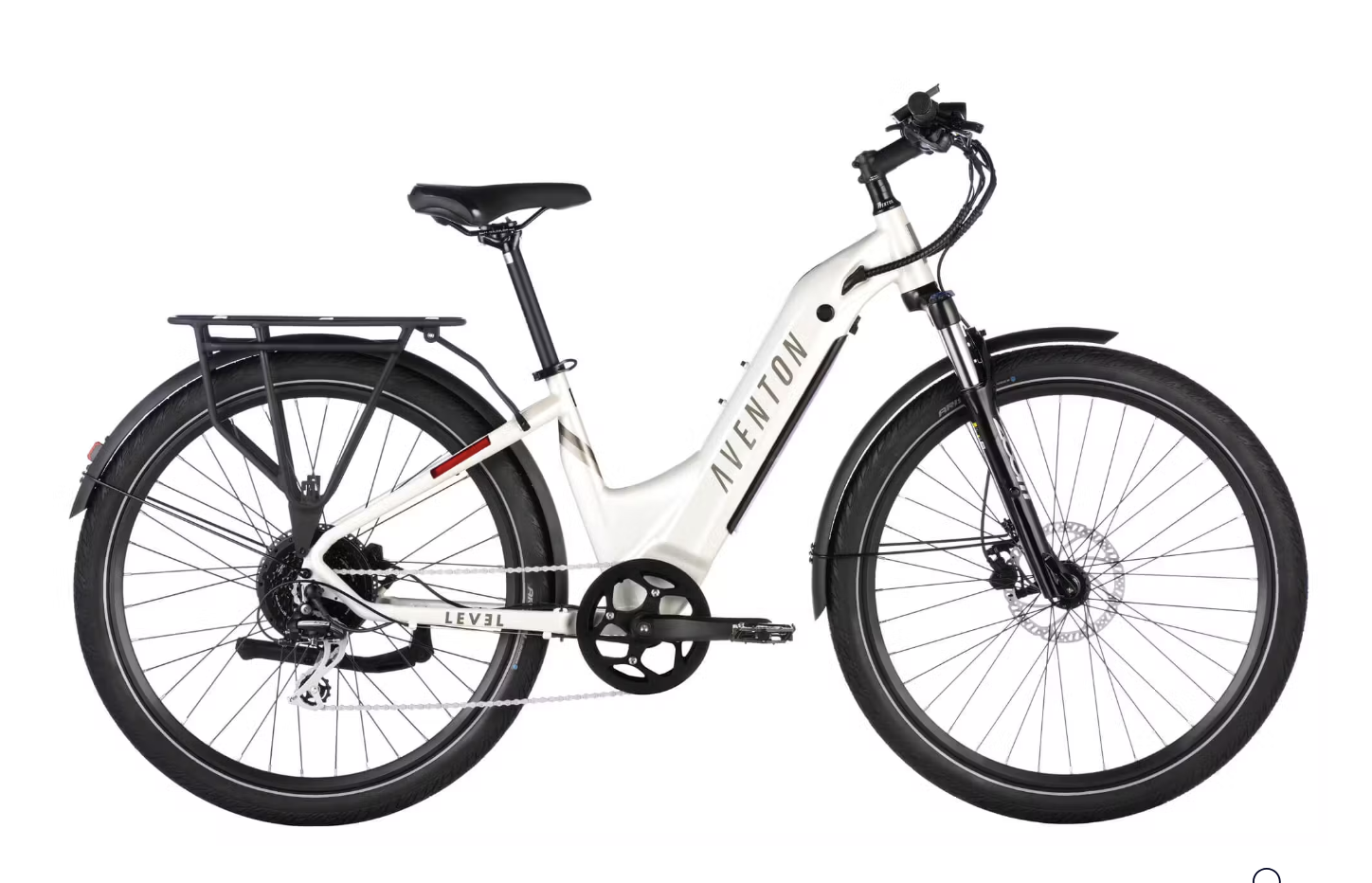 2023 Aventón Step Over Ebike White