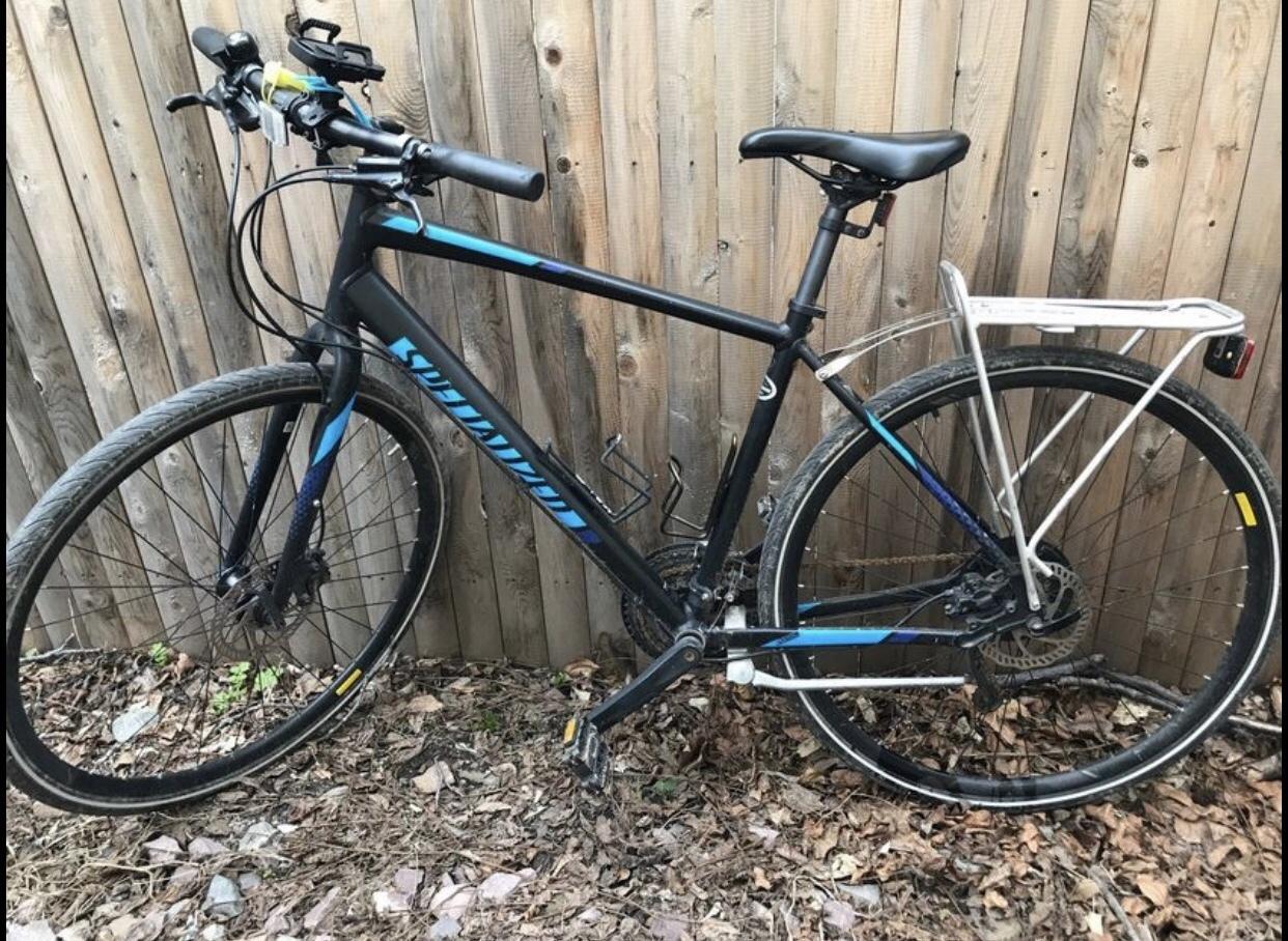 2015 Specialized Sirrus Black and Blue