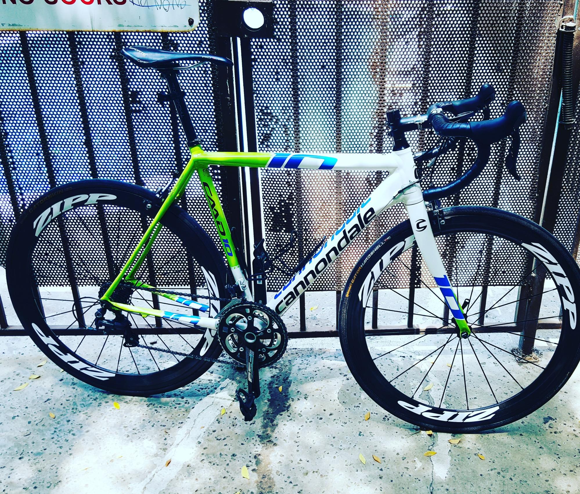 2013 Cannondale Caad10 3 Ultegra Green and White