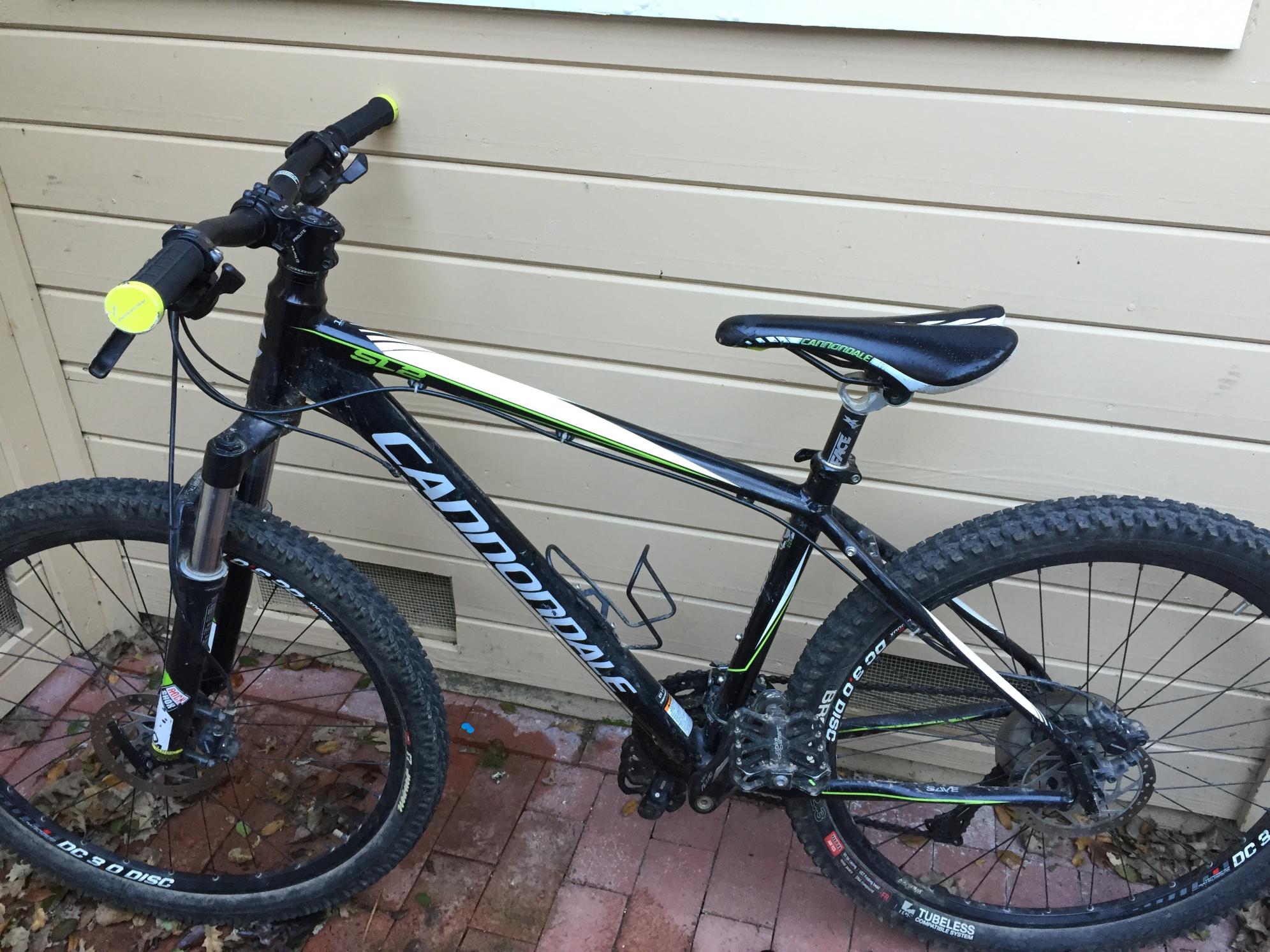 Cannondale Trail Sl 2  Black, White, and Green