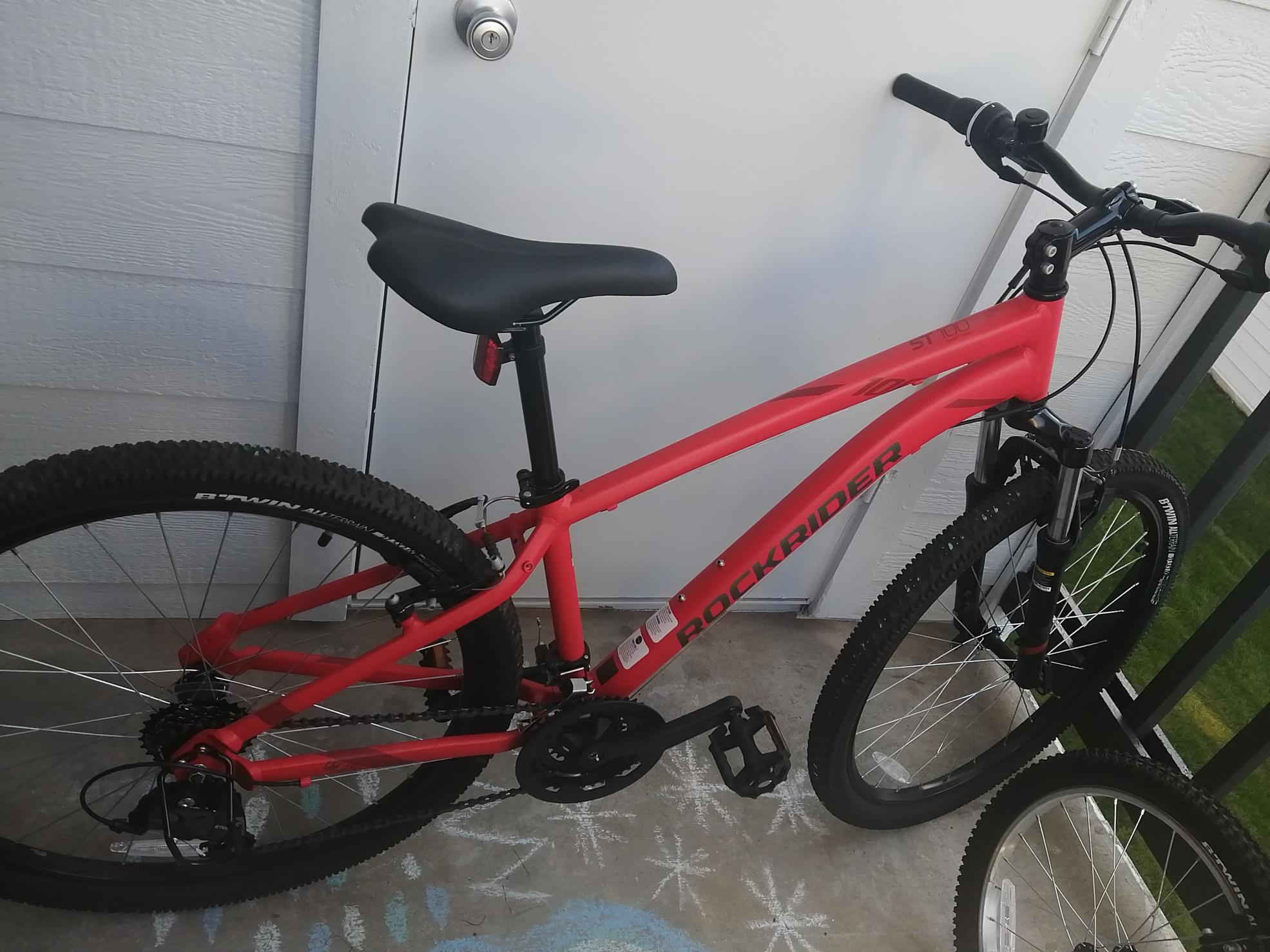 2022 Decathlon USA MTB ST 100 RR RED CN FR (27.5