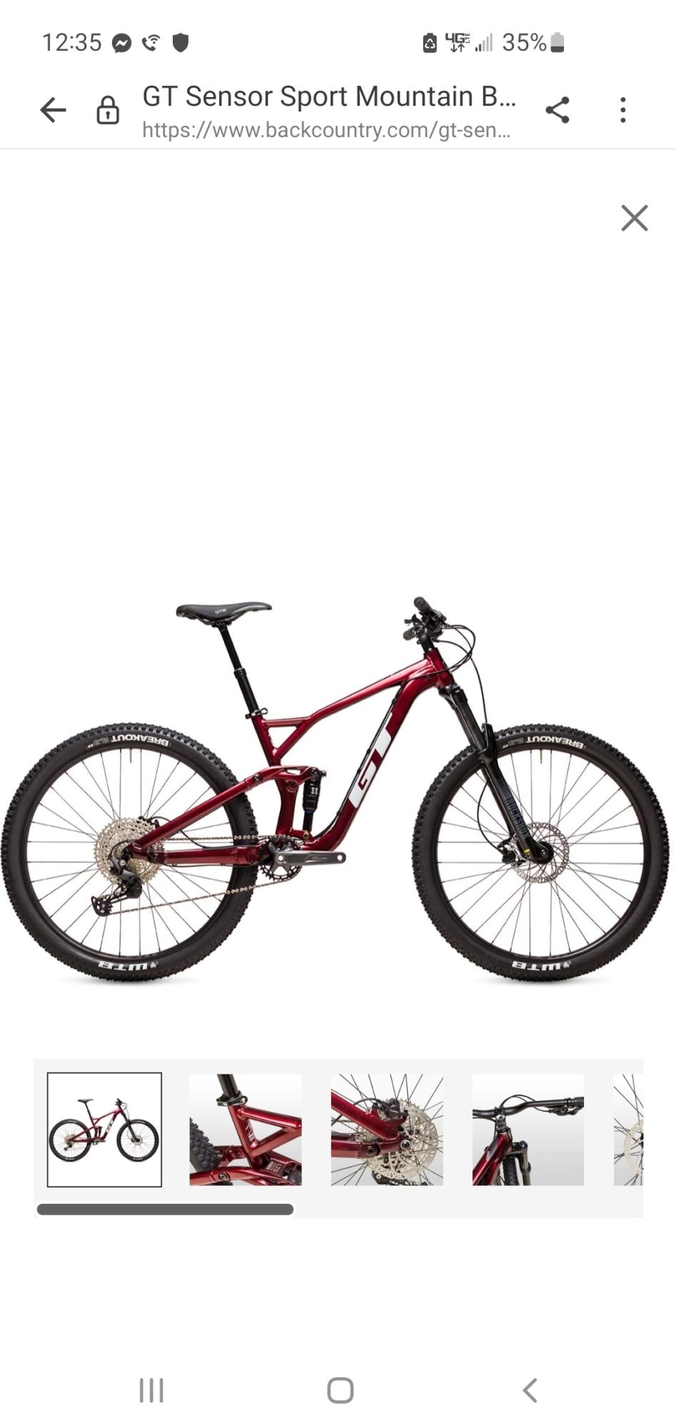 GT Bicycles Sensor sport Red
