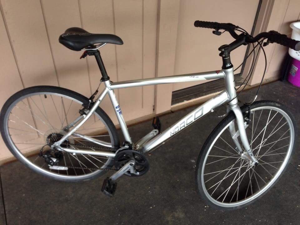 Norco Bikes VFR Silver, gray or bare metal and White