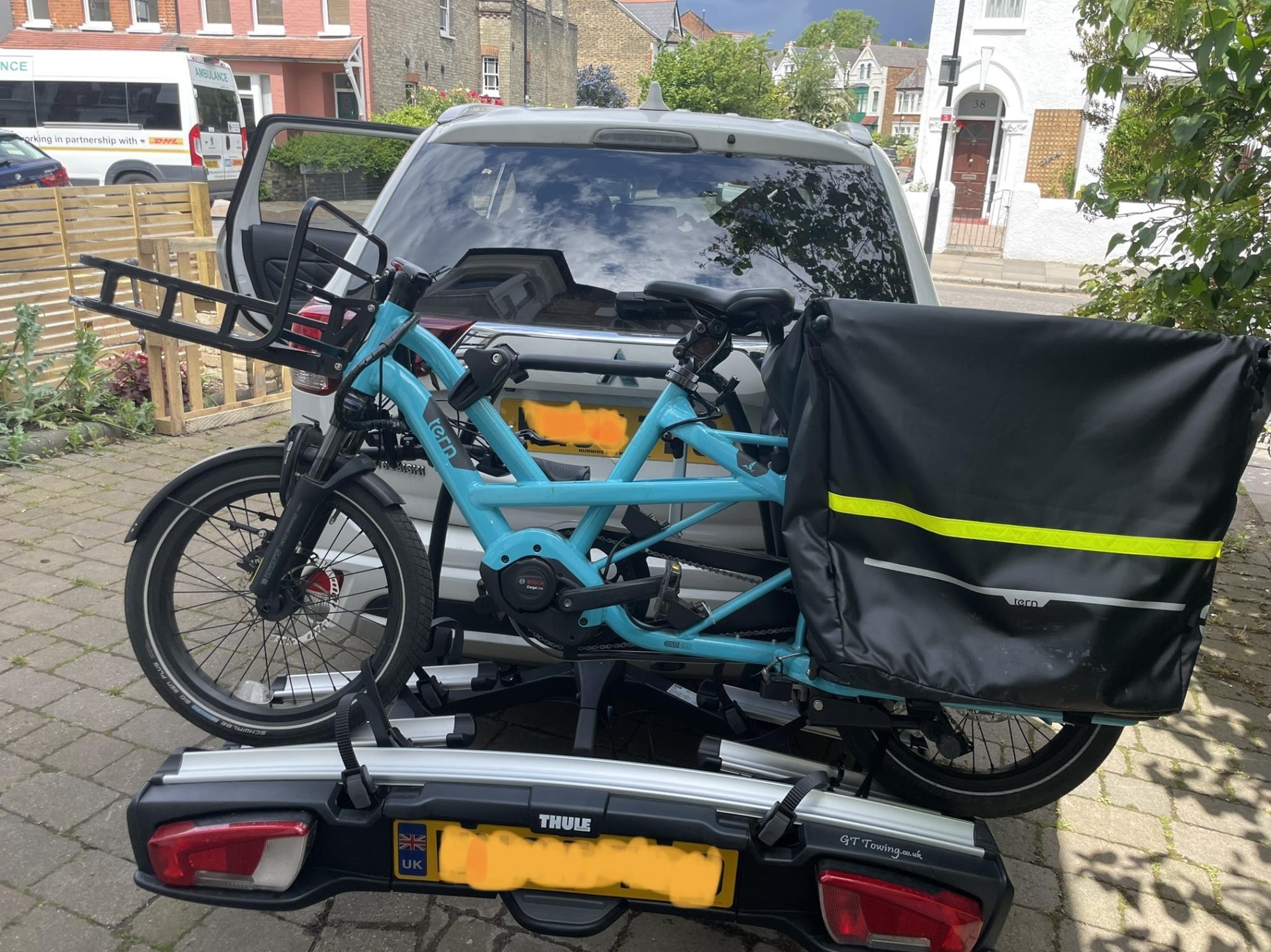 2021 Tern GSD S10 LX cargo bike (rear storage) Blue