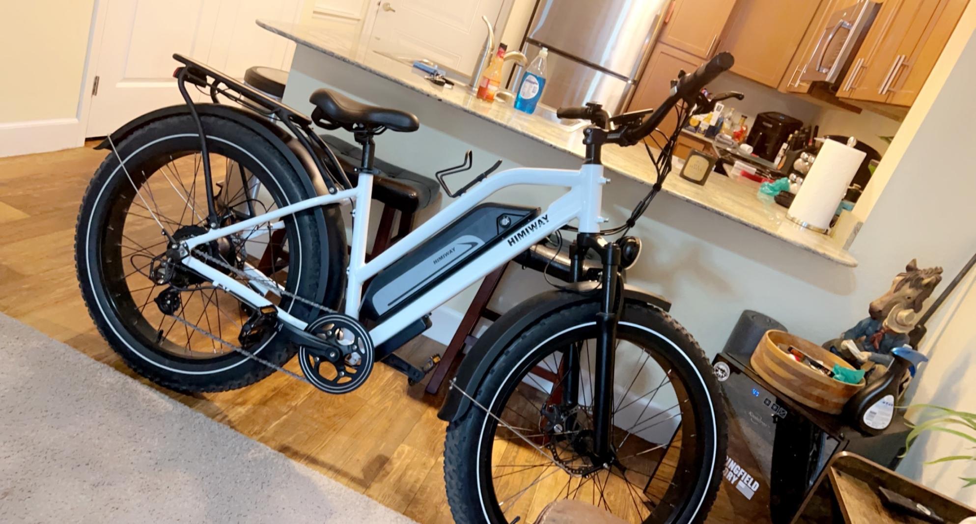 2022 Himiway Step Through cruiser White