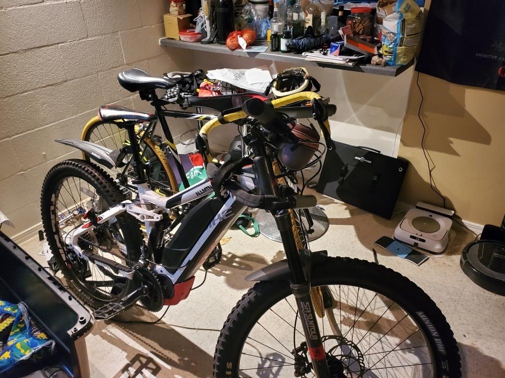 2016 Haibike All mtn White, Red, and Black