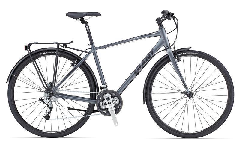 2013 Giant Silver or Gray and Black