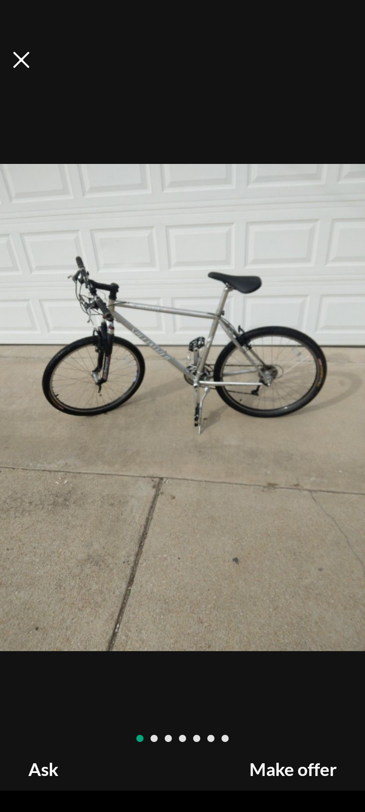1998 Specialized Silver, gray or bare metal