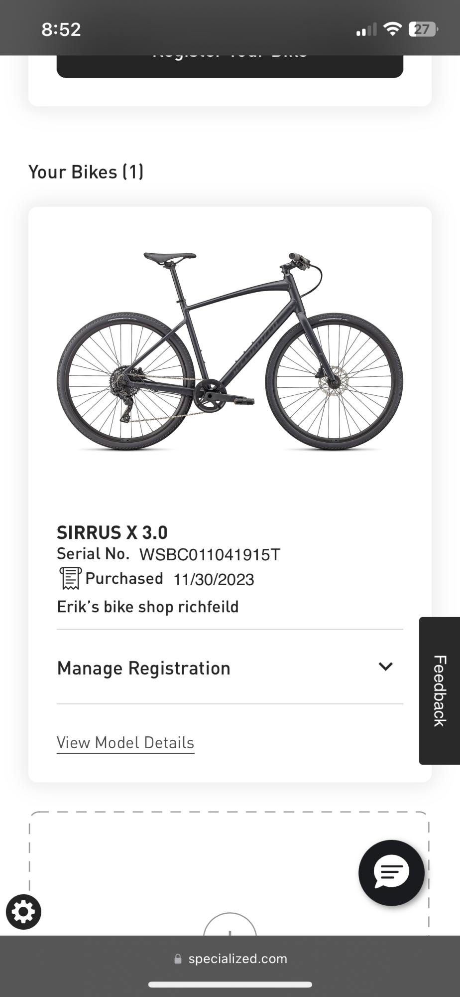 2023 Specialized Medium Black