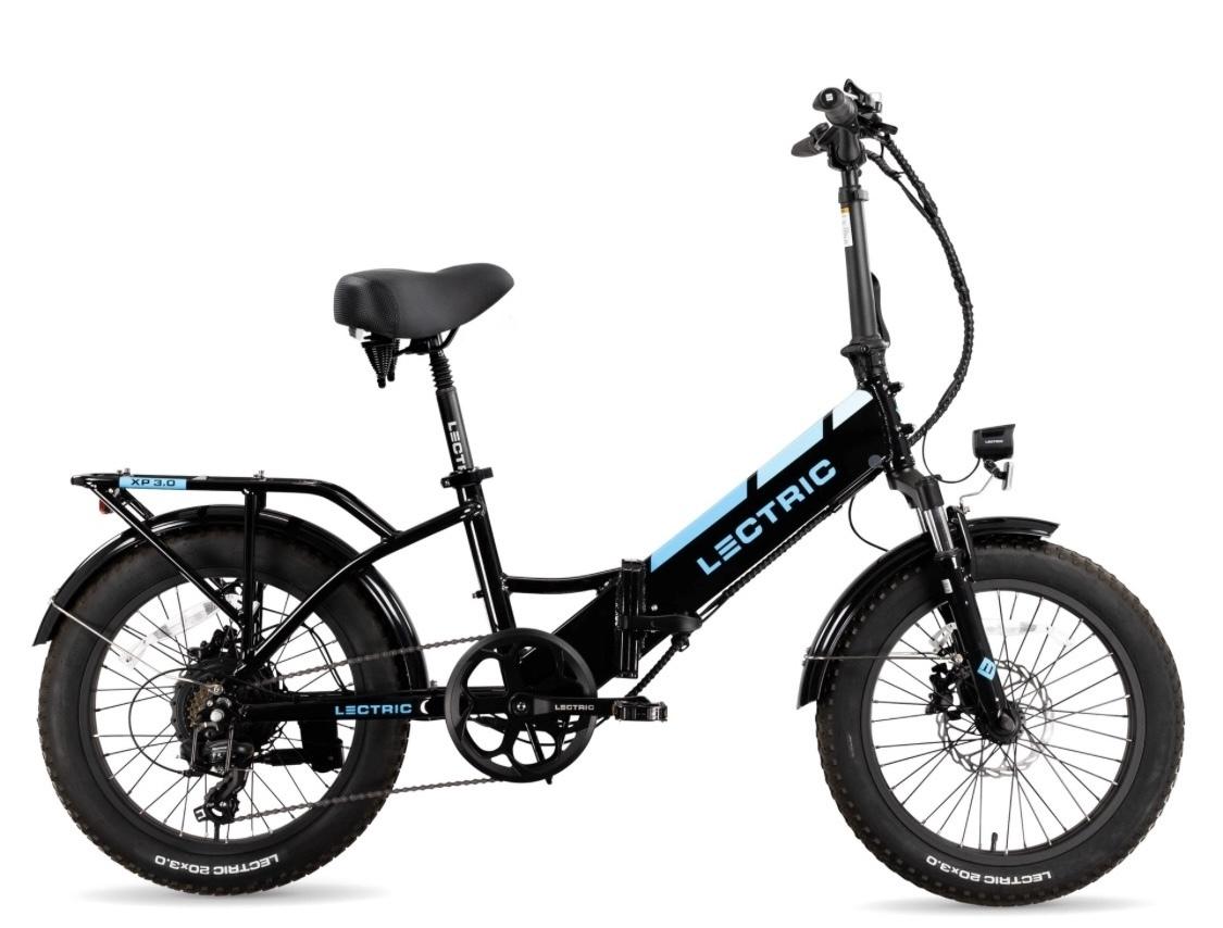2021 Lectric eBikes Step thru 2.0 Black and Blue