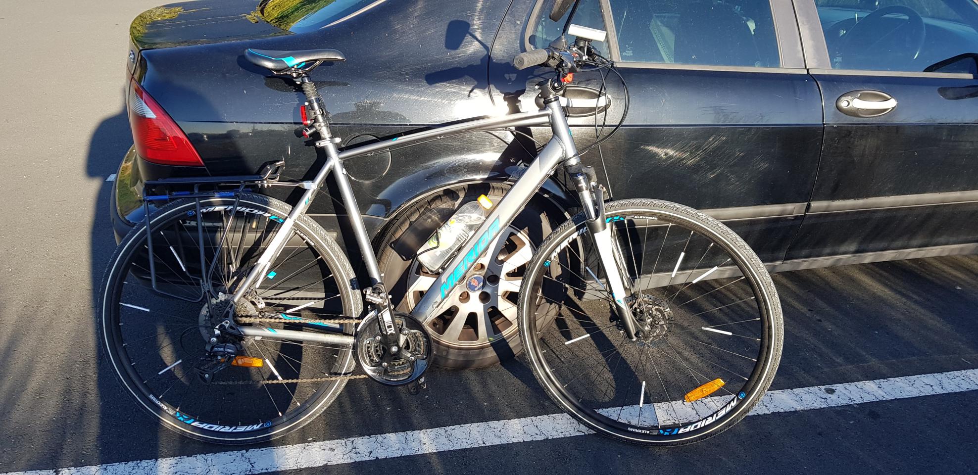 2019 Merida Bikes XL Silver, gray or bare metal
