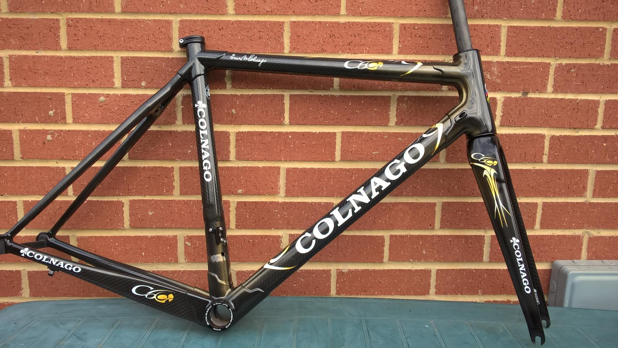 2015 Colnago C60 Black and Yellow or Gold