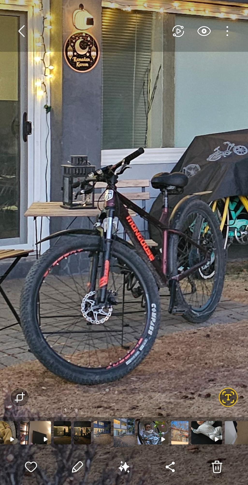 Mongoose Mountain bike Purple and Orange