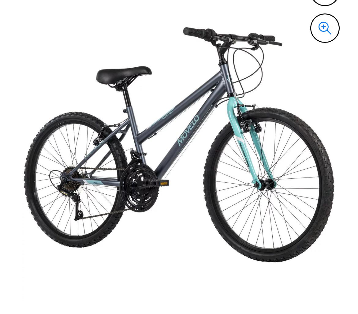 2024 Huffy Movelo Silver, gray or bare metal and Teal