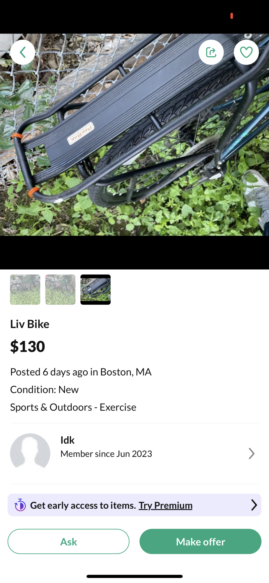 2018 Giant 90010725 Alight 2 DD Disc M Deep Lake Blue and Green