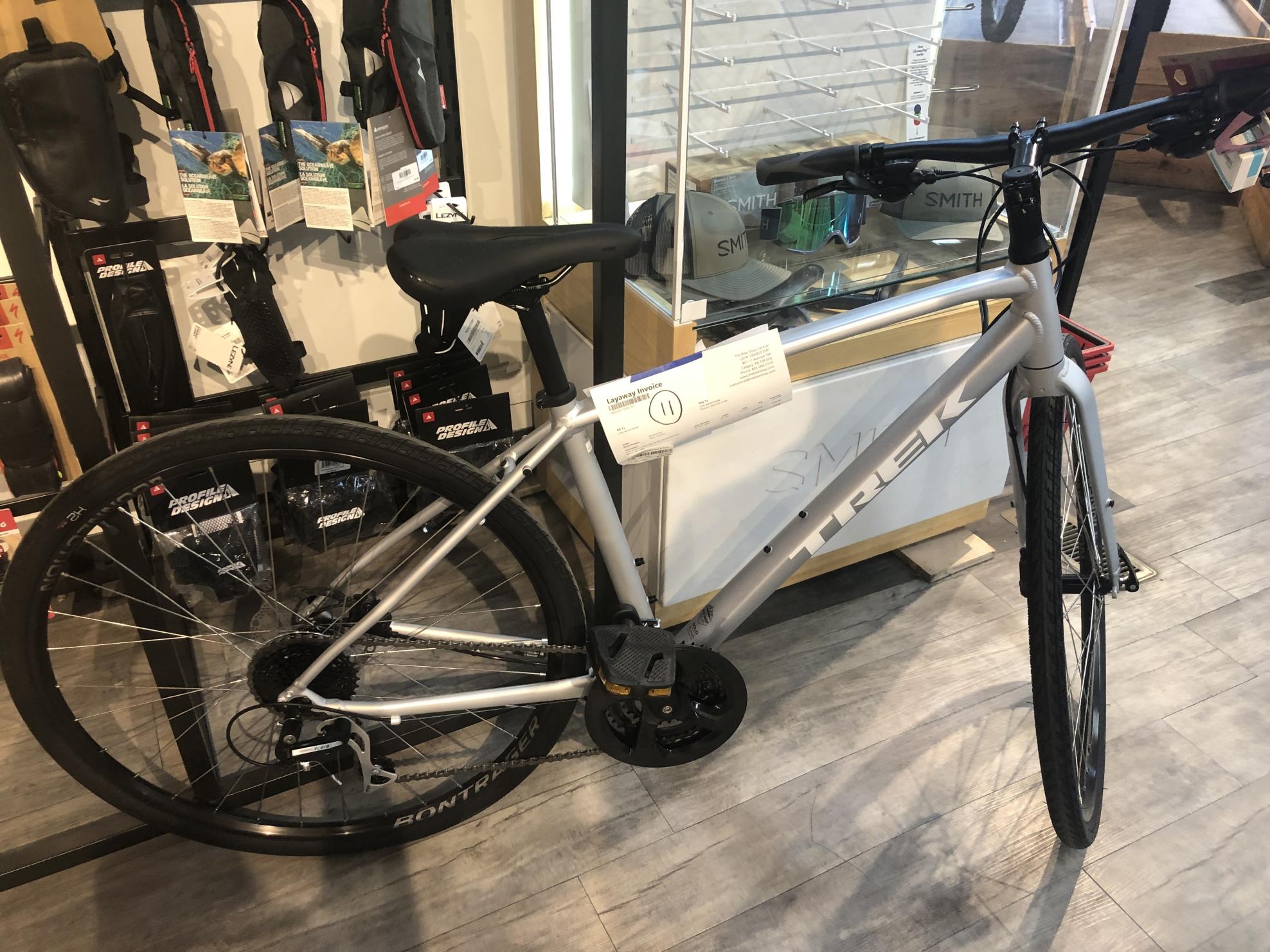 Trek Silver, gray or bare metal